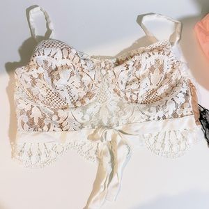 For Love & Lemons Skivves lace bralette bra top